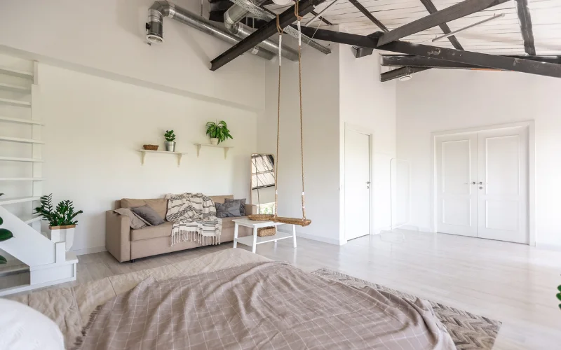 Garage bedroom.