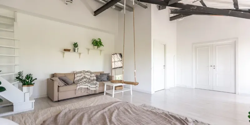 Garage bedroom.