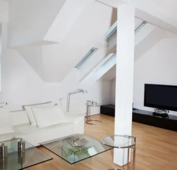 Newly remodeled attic.